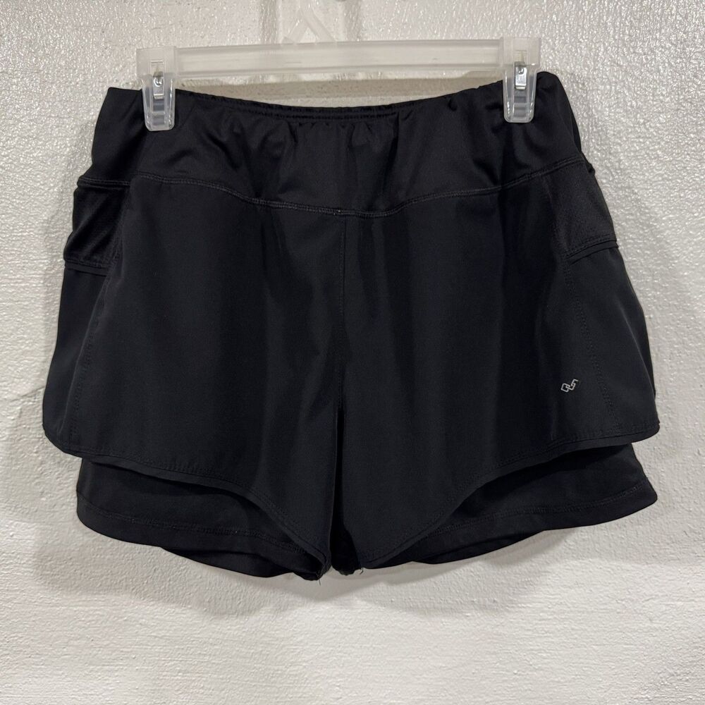 Leg3nd Women's Size 16 Athletic Running Shorts Black Used Activewear Gym